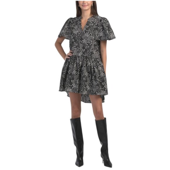 Sugarlips Dresses & Skirts - SUGAR LIPS Floral Print Short Sleeve Mini Dress